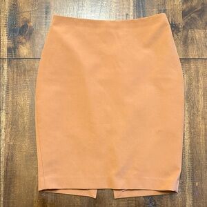 Express Warm Tan Pencil Skirt